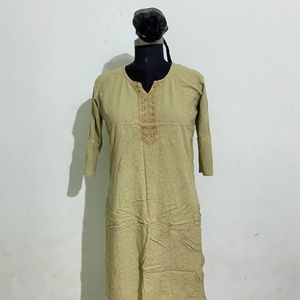 Olive Green Kurta