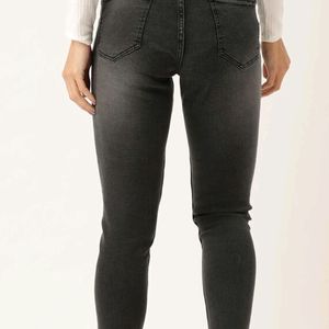 Charcoal Grey Skinny Fit Jeans