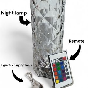 Rose Diamond Table Lamp Only ₹350 🤯