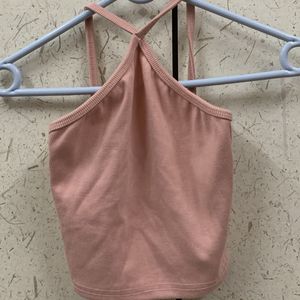 Pink Sleeveless Top