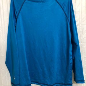 QB Blue Long Sleeve T Shirt