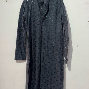 Elegant Blue Kurta Ensemble