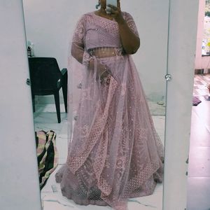 Pink Wastern Lehenga