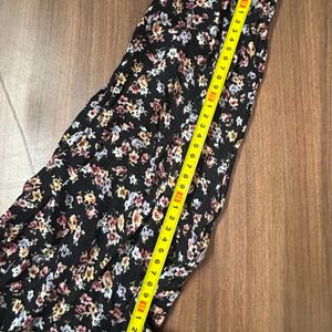 M&S Black Floral Dress