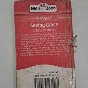 Saving Grace By Mills & Boon