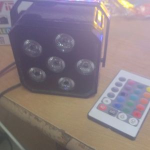 RGB FOG LIGHT WITH 6 Led And Remote Control