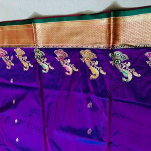 Kathpadar Paithani Saree