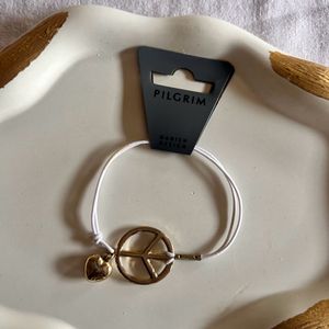 Peace Pendant Bracelet