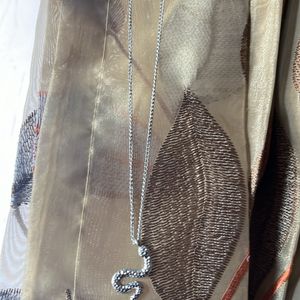 URBANIC snake short necklace in silver