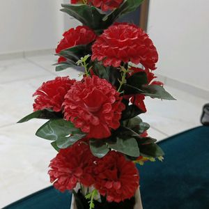 Dahlia Artificial Flower Pot