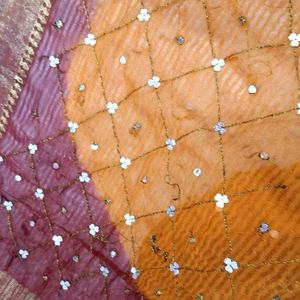 Beautiful Banarasi Saree In Good Condition