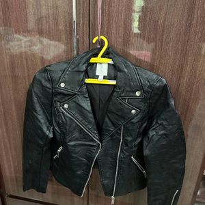 H&M Black Leather Jacket