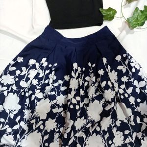 Knee Length Midi Floral Skirt🌻