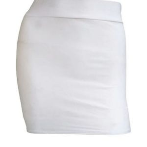 White Pencil  Skirt