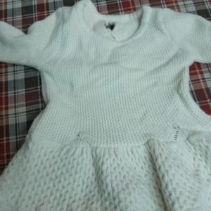 Wool Frock 1nd Half Year Baby Girl