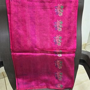 Banarasi Silk Saree Pink