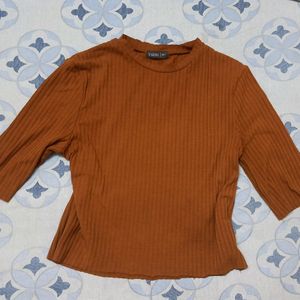 Casual Brown Top