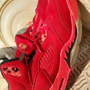 Premium Air Jordan Retro 5 Red