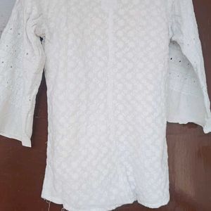 Cotton Chikankari Top