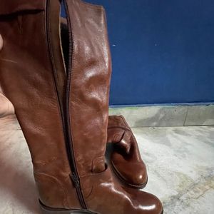 Camila Brown Biker Boots For Women 👢