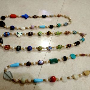 Multicolour Crystal Mala Unisex