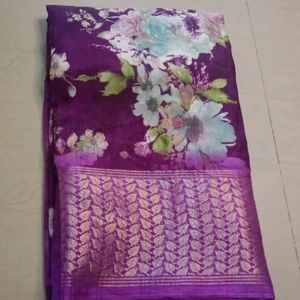 Exclusive Fancy Saree With Running Blouse