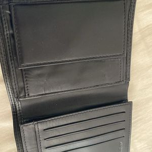 Black Leather Men Wallet