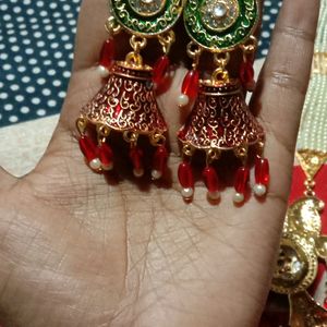 Rani Har Long Necklace With Earning