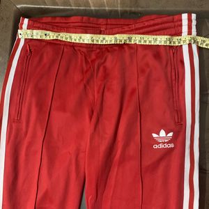 *Grab Or Miss* Adidas Red Trackpant