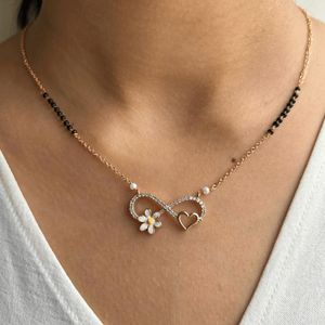 Rose Gold Infinity Mangalsutra