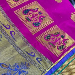 Women Magenta Saree