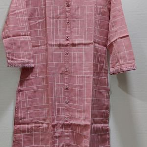 Pink Kurta Set With Pant