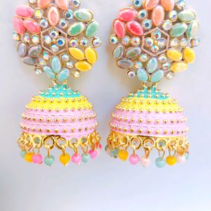 Flower Designs Jhumka For GIRLS/Women