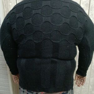 Black Wollen Sweater 5xl