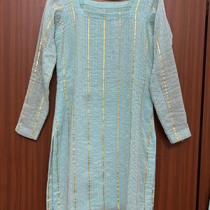 Women Sky Blue Garara Suit