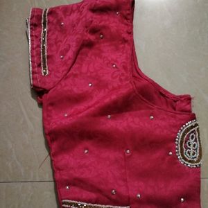 Beautiful Pearl Embroidery Saree