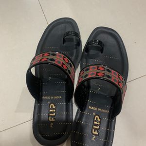 Black Traditional Slippers