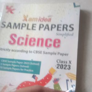 Science Class 10 Xam Idea. Sample Paper 📜