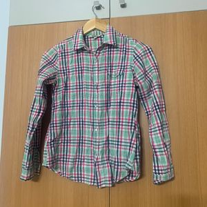 Multi-coloured checked shirt by People