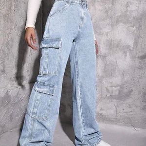 WOMANS CARGO FALE 8 POKET JEANS