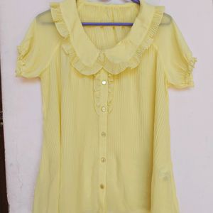 Lemon Yellow 🟡 Top For Women