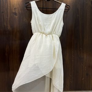 Off White Flared Dress