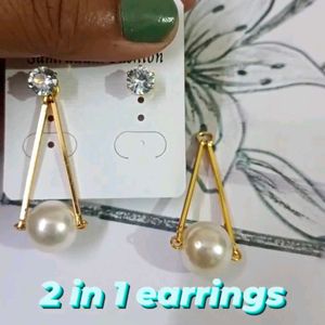 2 In 1 Earrings