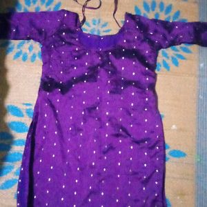 Banarasi Purple Colour Kurti