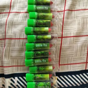 New Ads Green Tea Matte Lipstick Pack Of 12