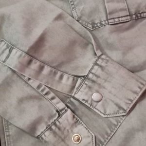 Silver Denim Shirt