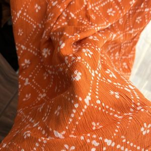 Tangerine Boho Dress From Canada