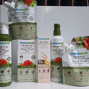 Combo Of Mamaearth 6 Shampoo, Mask &cream, Oil