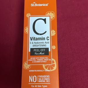 St Botanica Vitamin C Hyaluronic Acid Peeloff Mask