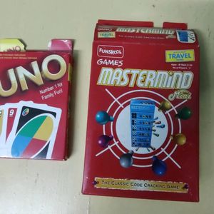 Combo Of 2 - UNO and Mastermind Mini